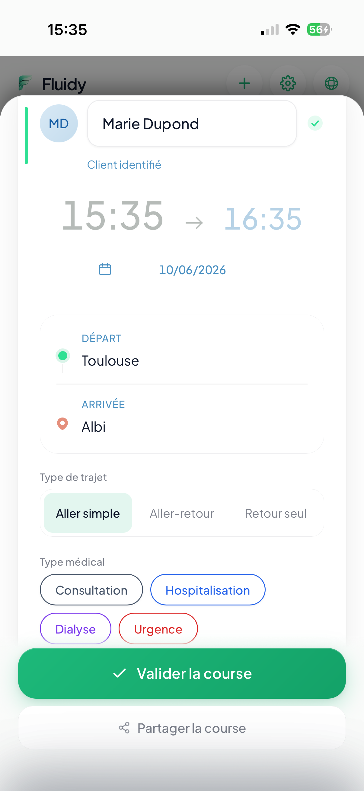 Course structurée par Fluidy